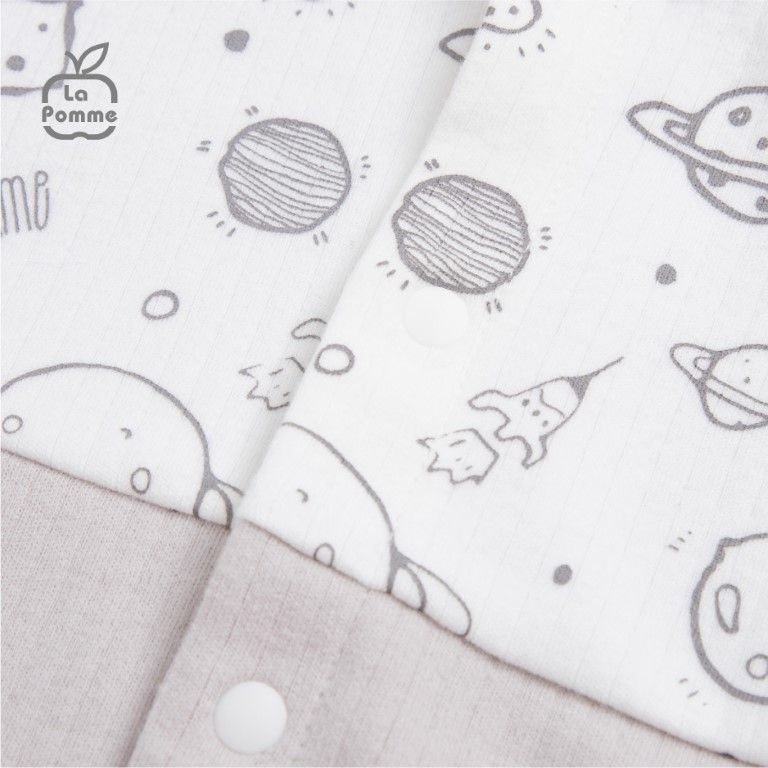Body Dài Tay La Pomme Fun Galaxy - Nâu