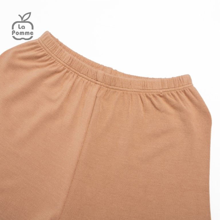 Bộ cộc tay La Pomme Teddy Bear - Hồng cam