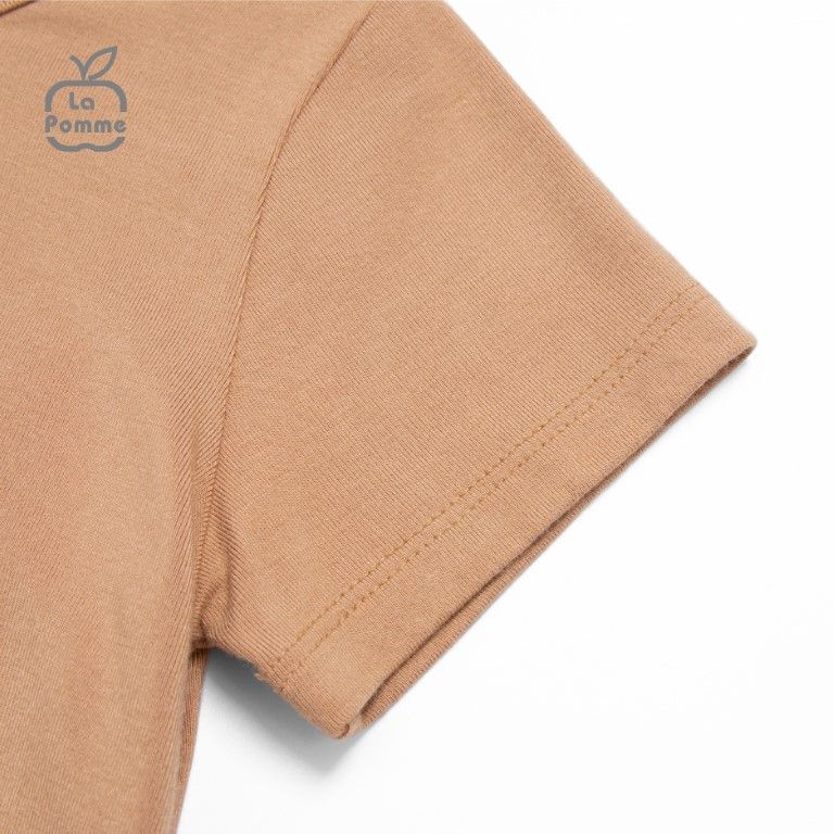 Bộ cộc tay La Pomme Teddy Bear - Vàng