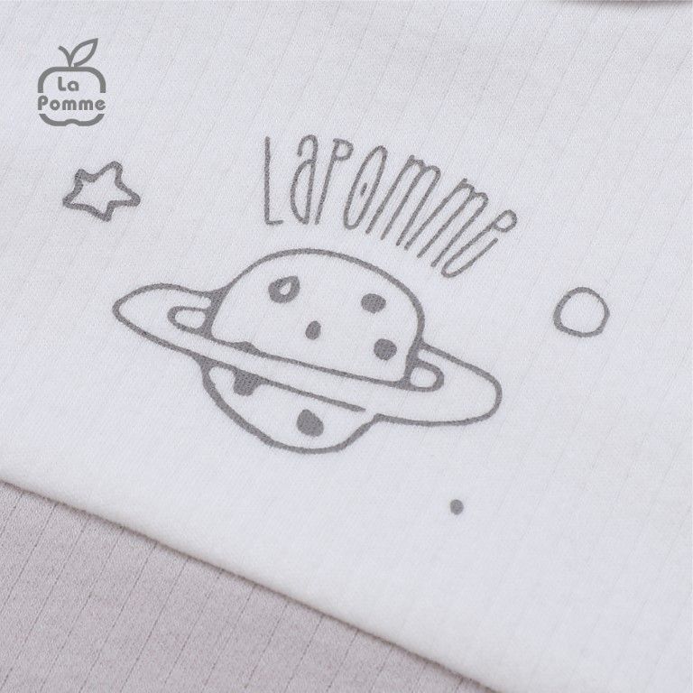 Body Dài Tay La Pomme Fun Galaxy - Ghi