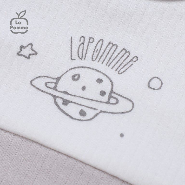 Bộ Dài Tay La Pomme Cúc lệch Fun Galaxy - Ghi