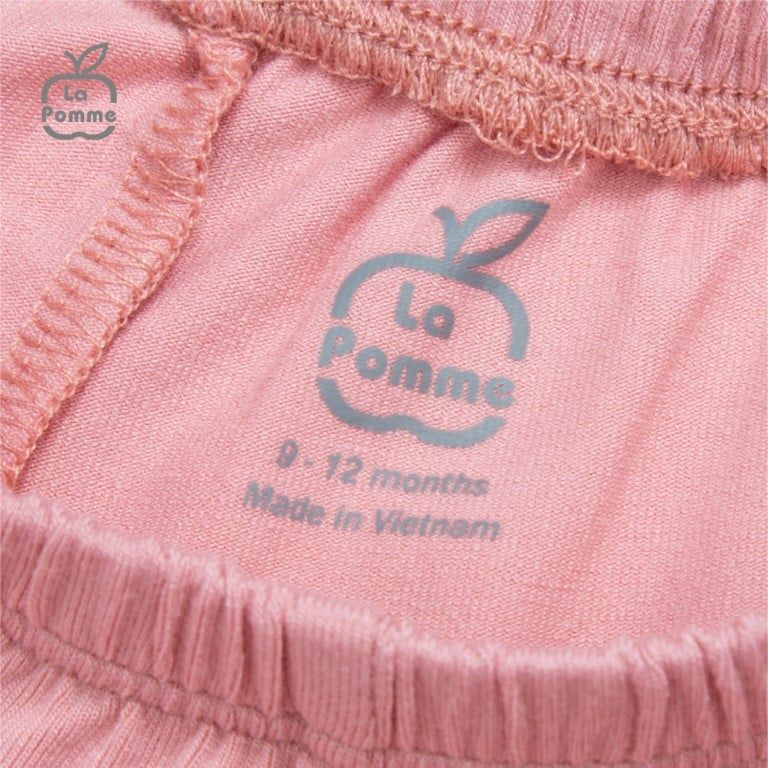 Bộ cộc tay La Pomme Teddy Bear - Nâu
