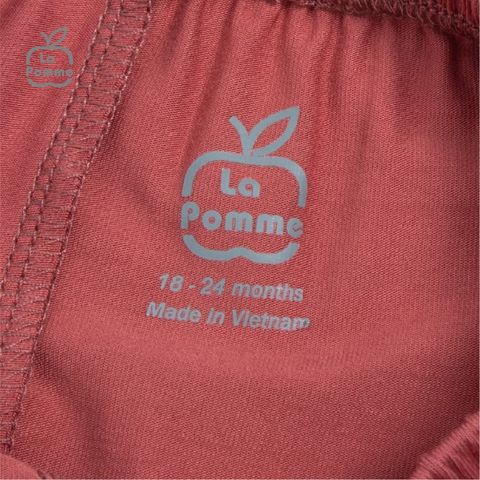  Bộ cộc tay quần dài La Pomme bảng chữ cái vui nhộn - Trắng 