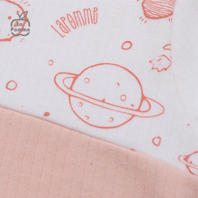 Body Dài Tay La Pomme Fun Galaxy - Ghi