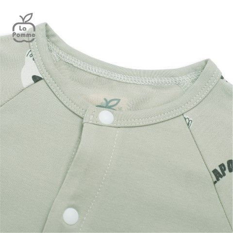 Bộ dài tay La Pomme cúc giữa Koala tinh nghịch - Ghi