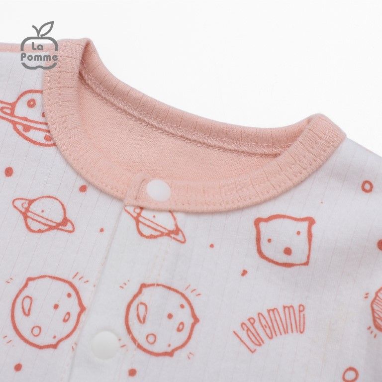Body Dài Tay La Pomme Fun Galaxy - Ghi
