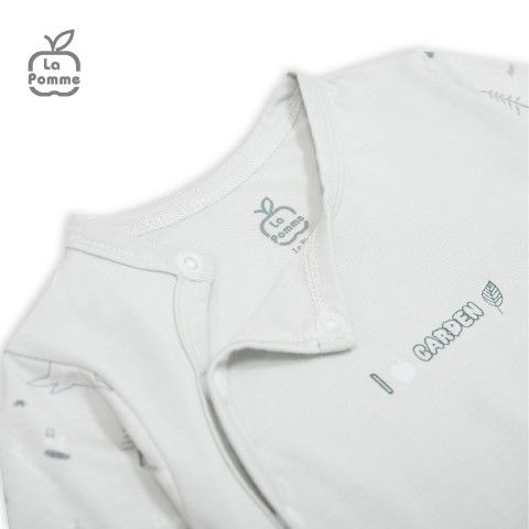 Body chip dài tay La Pomme Petit - Trắng