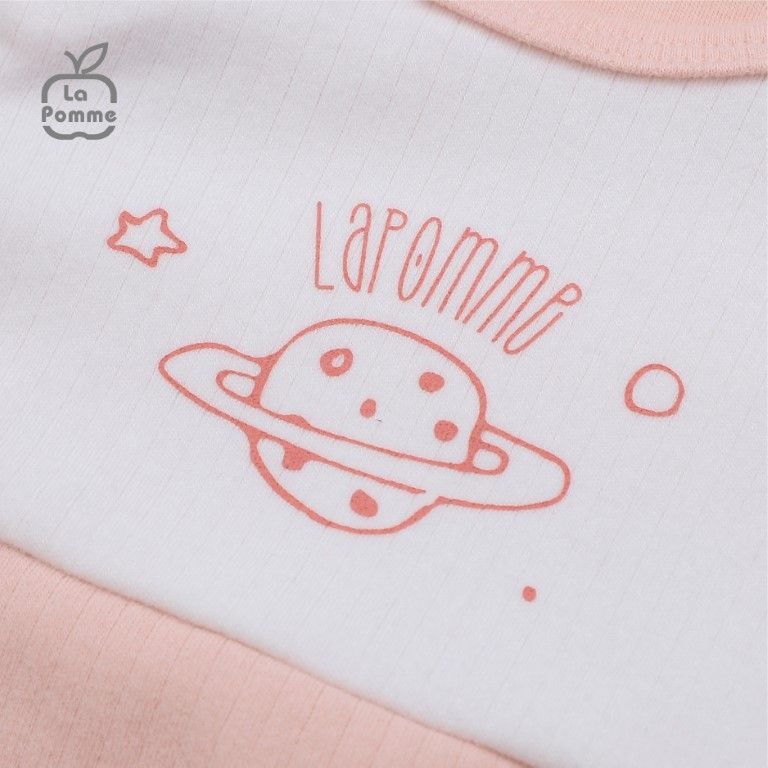 Body Dài Tay La Pomme Fun Galaxy - Ghi