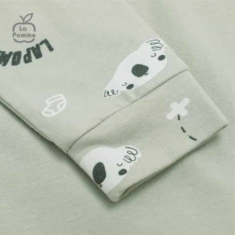 Body dài tay La Pomme Koala tinh nghịch - Ghi