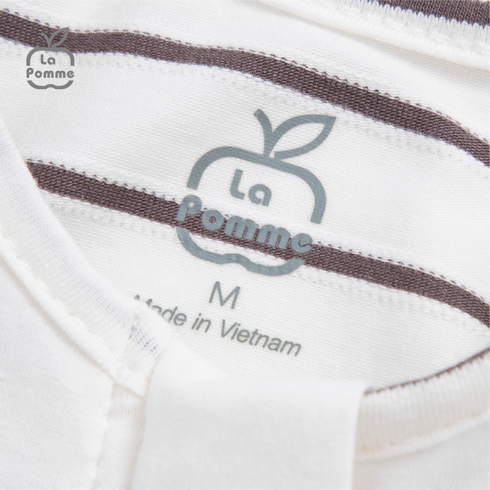 Nhộng chũn ngủ sơ sinh La Pomme Baby Fish - Trắng ghi