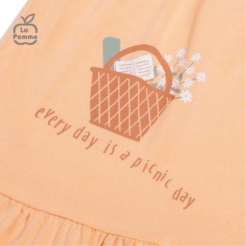 Bộ hai dây La Pomme giỏ mây mùa hè - Vàng