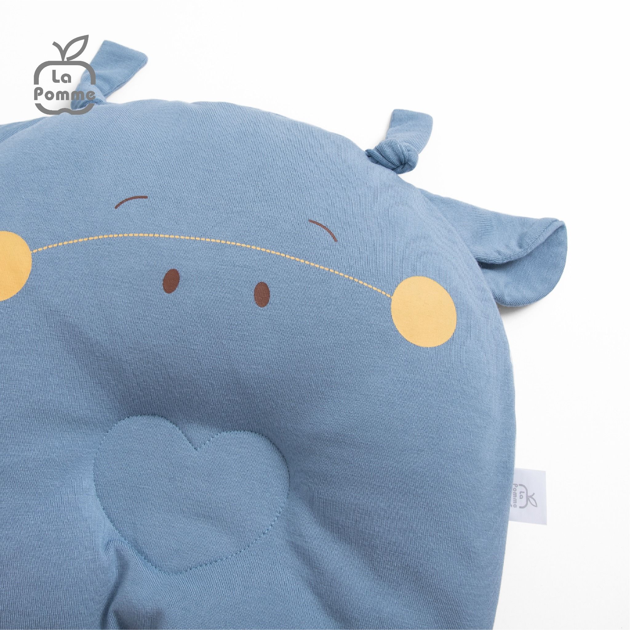 Gối sơ sinh nhân đôi vỏ gối La Pomme Dreamy - Hồng