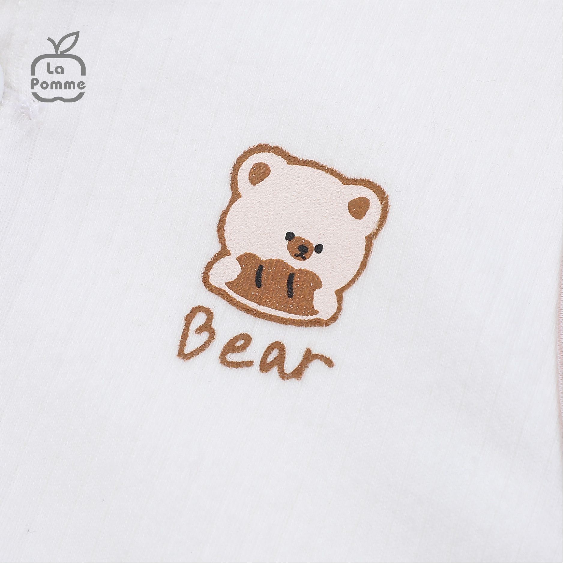 Áo Gile La Pomme viền màu túi đôi - Vàng