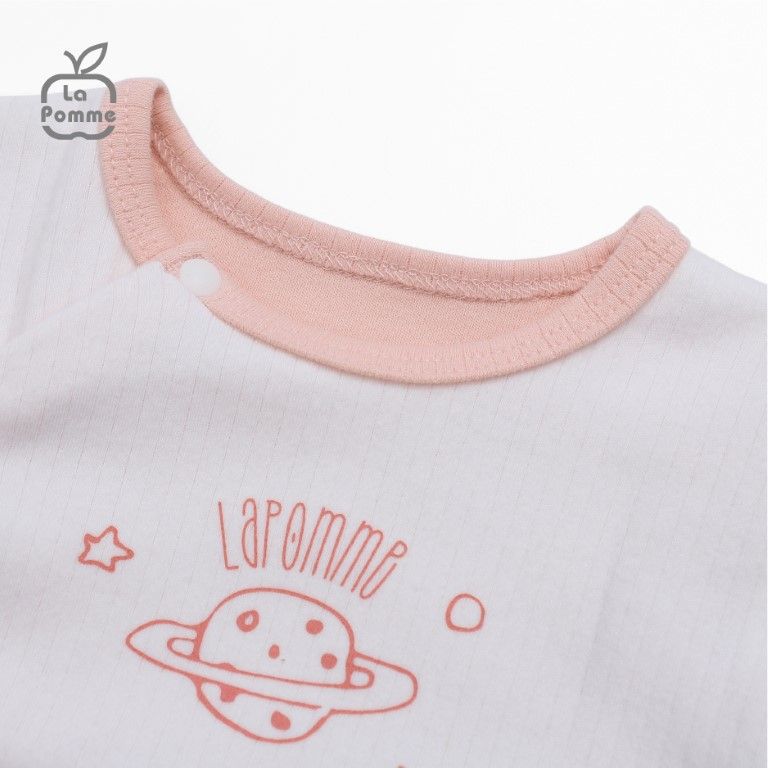 Bộ Dài Tay La Pomme Cúc Giữa Fun Galaxy - Ghi