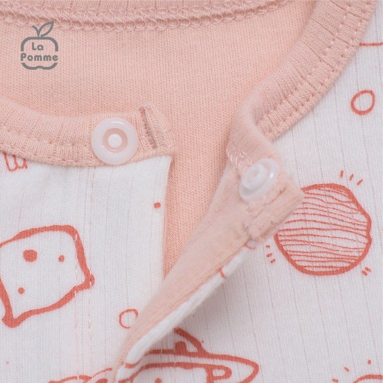 Body Dài Tay La Pomme Fun Galaxy - Nâu