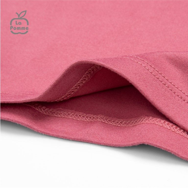 Bộ cộc tay La Pomme Teddy Bear - Hồng sen