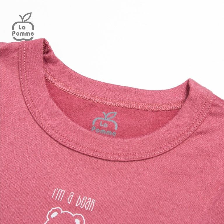 Bộ cộc tay La Pomme Teddy Bear - Vàng