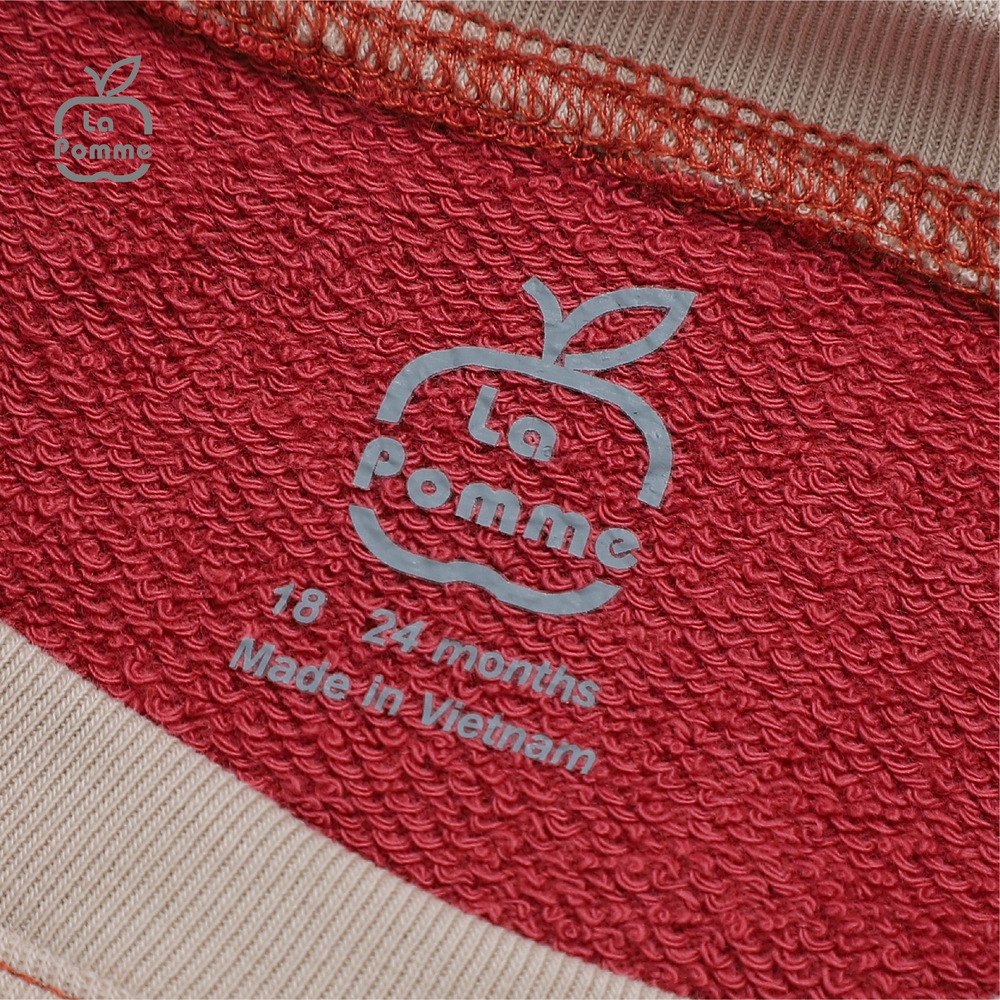 Bộ dài tay La Pomme Spaceman & Stars - Hồng