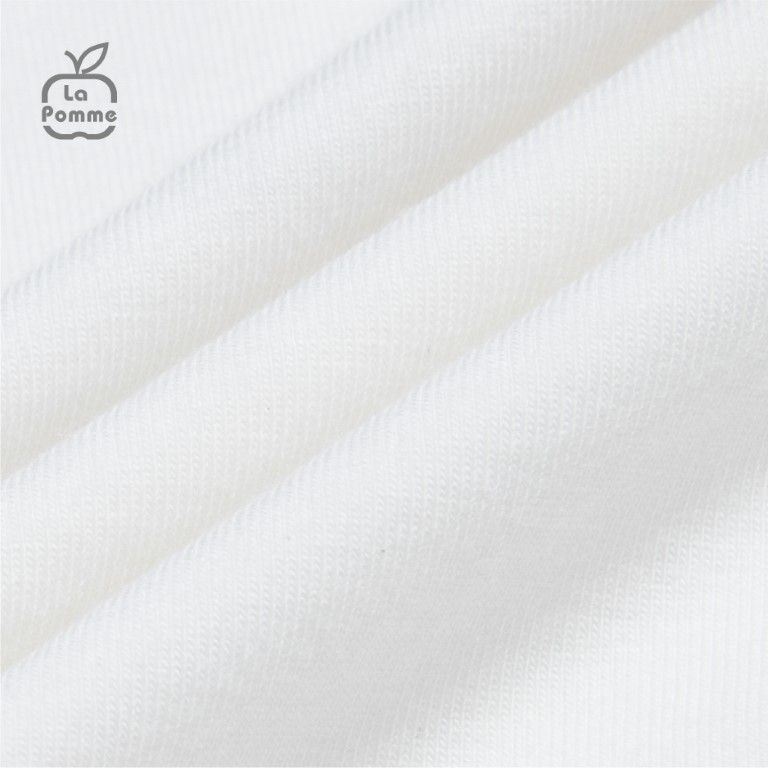Bộ cộc tay quần dài La Pomme bảng chữ cái vui nhộn - Trắng