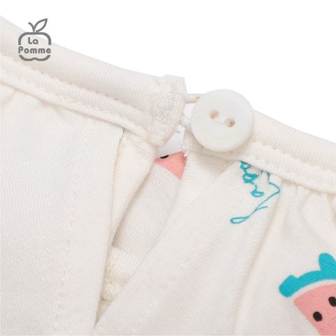  Bộ cộc tay La Pomme Baby Girl - Trắng 