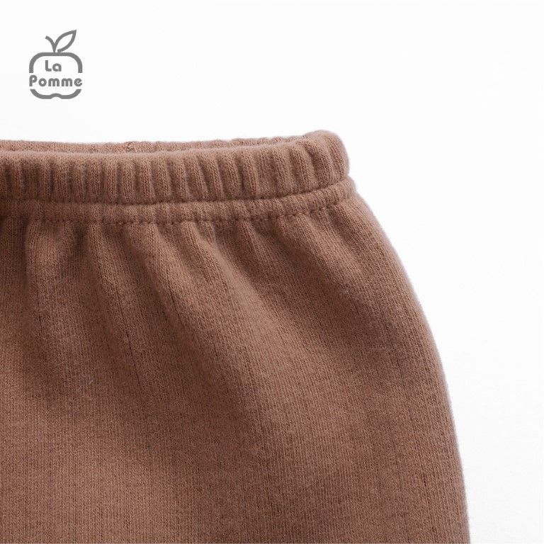 Bộ Dài Tay La Pomme Cúc Giữa Fun Galaxy - Nâu