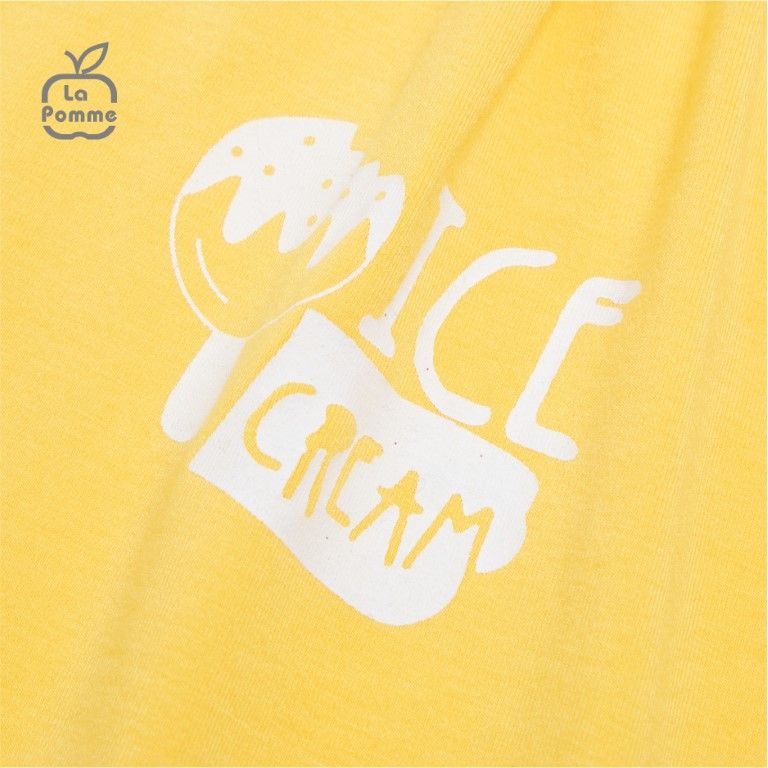 Bộ cộc tay La Pomme Baby Ice cream - Hồng