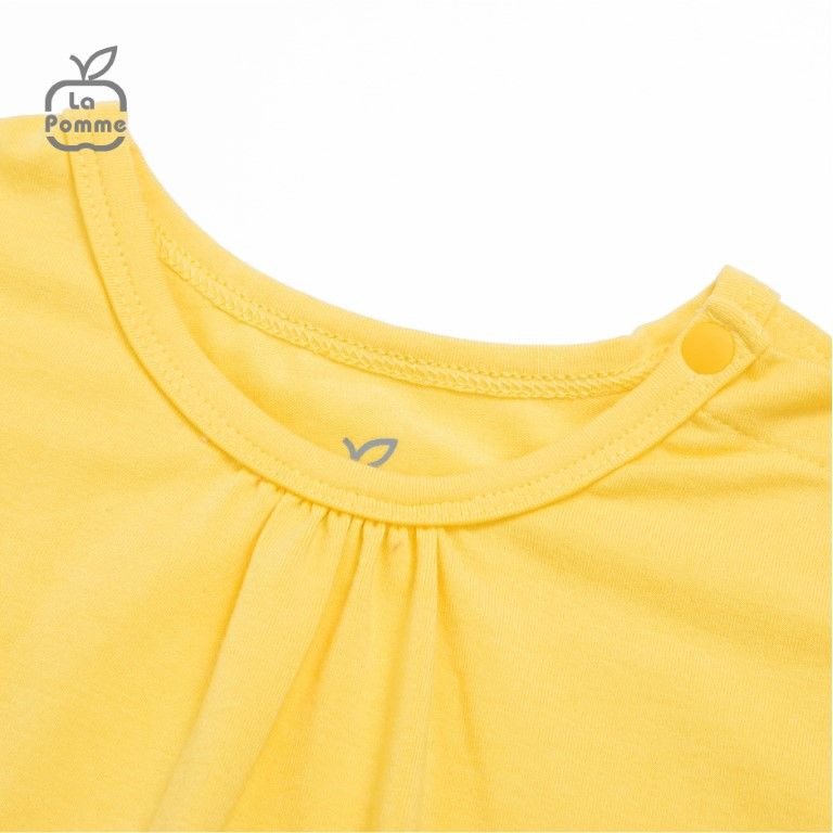 Bộ cộc tay La Pomme Baby Ice cream - Vàng