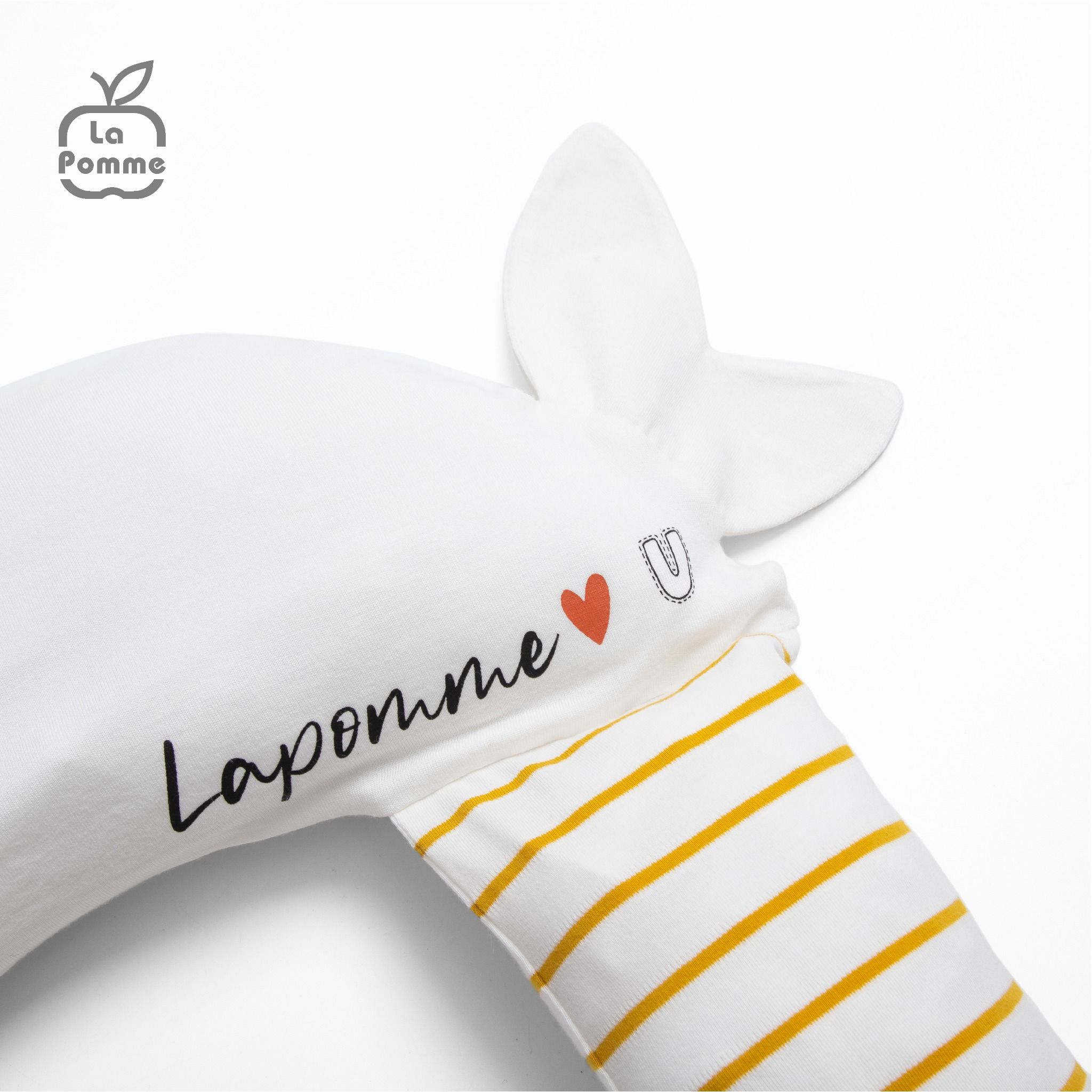 Gối chữ U đa năng La Pomme Baby Fish - Vàng