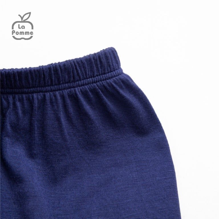 Bộ cộc tay La Pomme Teddy Bear - Tím than