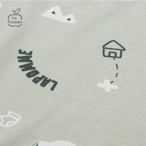 Body dài tay La Pomme Koala tinh nghịch - Ghi