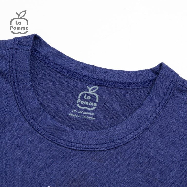 Bộ cộc tay La Pomme Teddy Bear - Cam nhạt