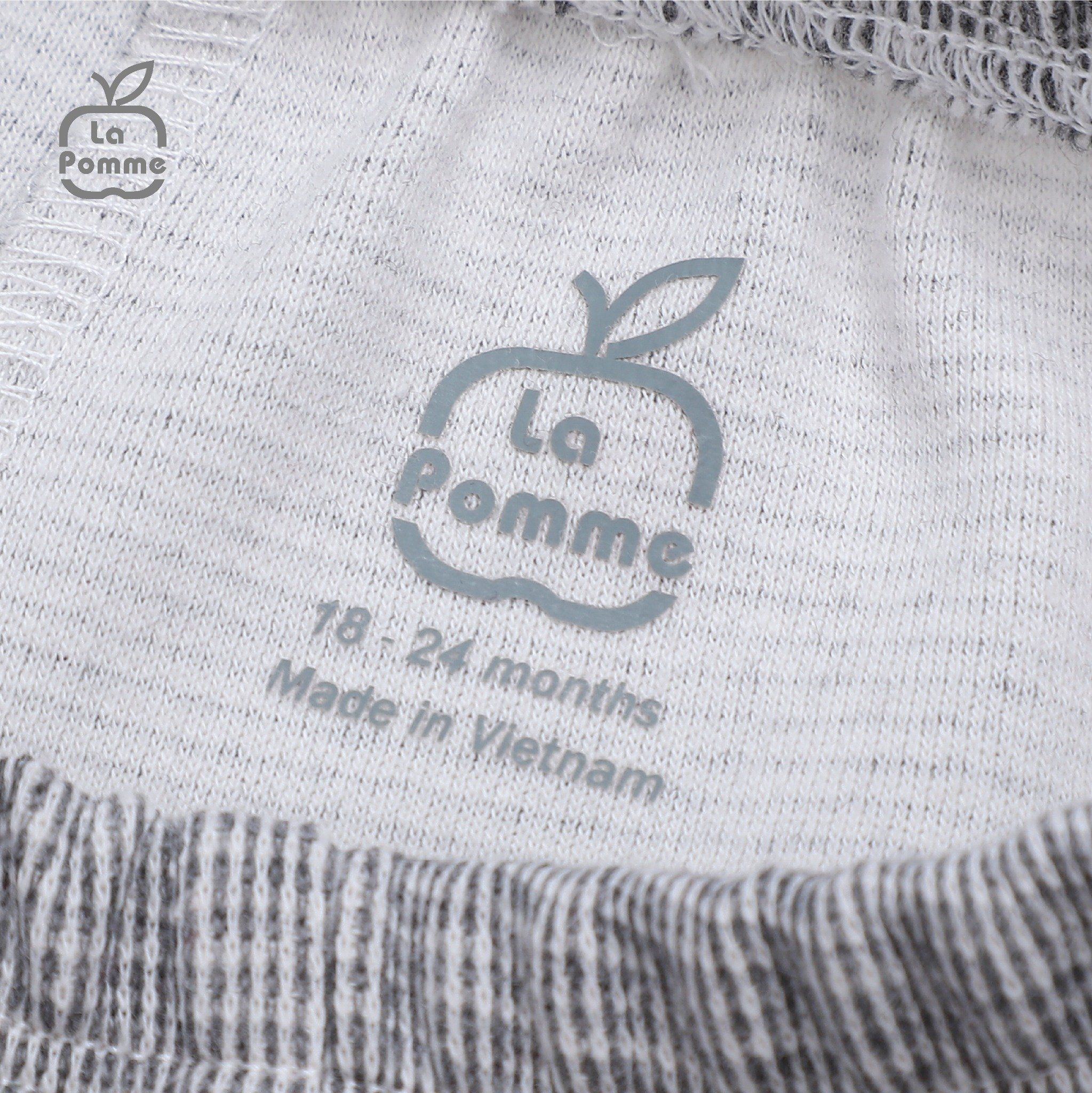 Bộ dài tay La Pomme Sóc nâu đuôi dài - Nâu