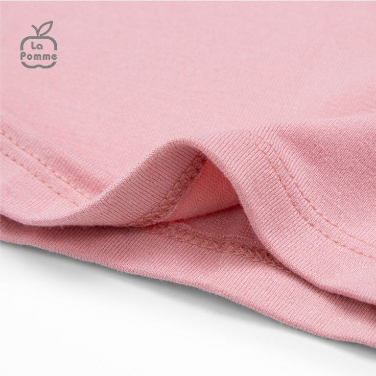 Bộ cộc tay La Pomme Teddy Bear - Cam nhạt