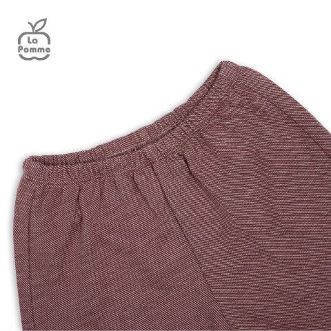 Bộ cộc tay La Pomme mèo Lật mở ú oà - Hồng đất