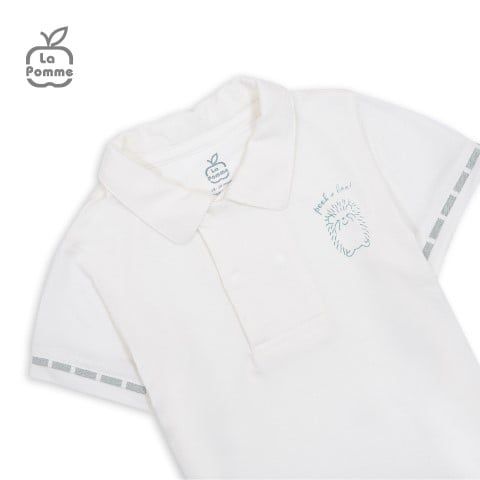 Bộ cộc tay La Pomme nhím ú oà - Nâu