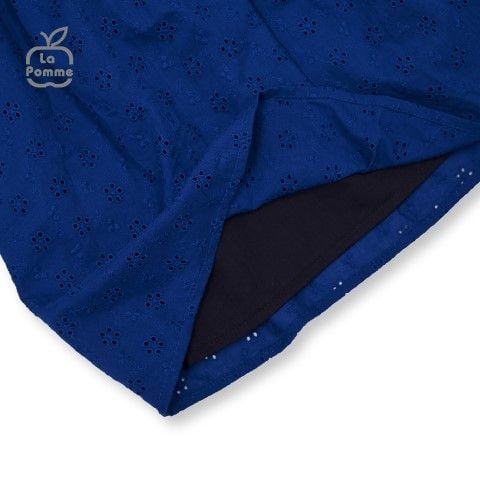 Đầm sát nách Lapomme phối bèo - Tím than