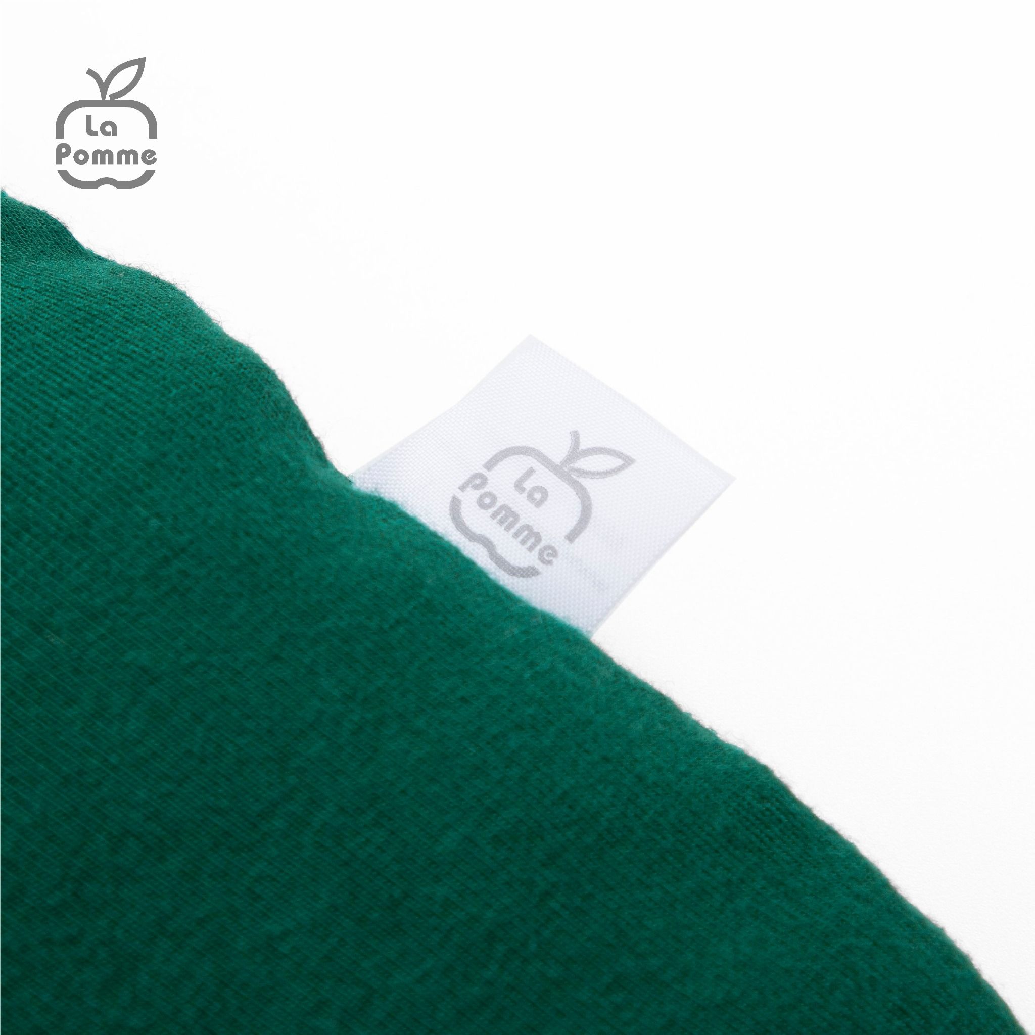 Gối sơ sinh nhân đôi vỏ gối La Pomme Dreamy - Xanh lá