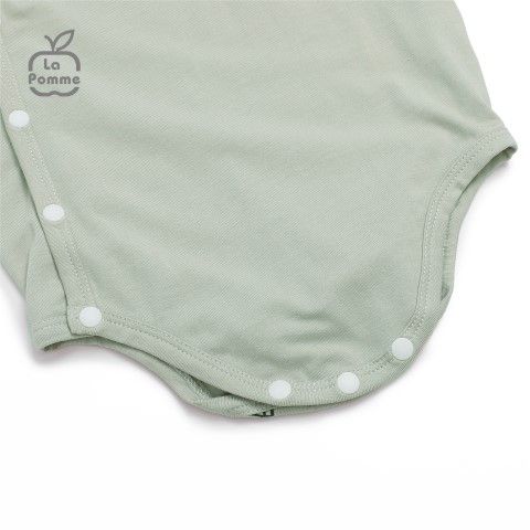 Body chip dài tay La Pomme cúc lệch Koala tinh nghịch - Be