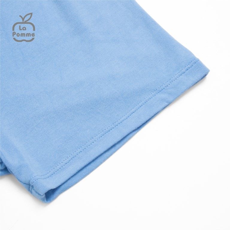 Bộ cộc tay La Pomme Teddy Bear - Tím than