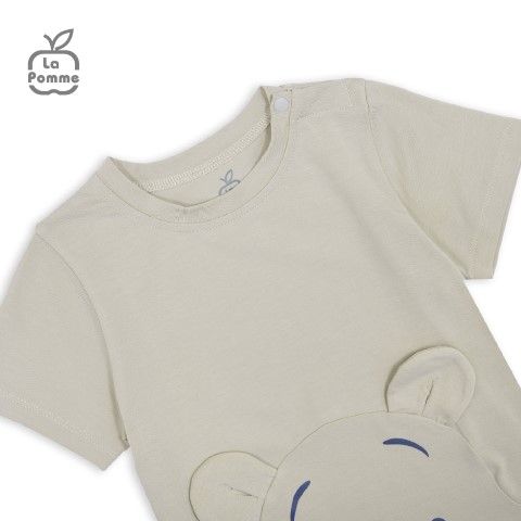 Bộ cộc tay La Pomme người bạn Gấu Pooh - Nâu