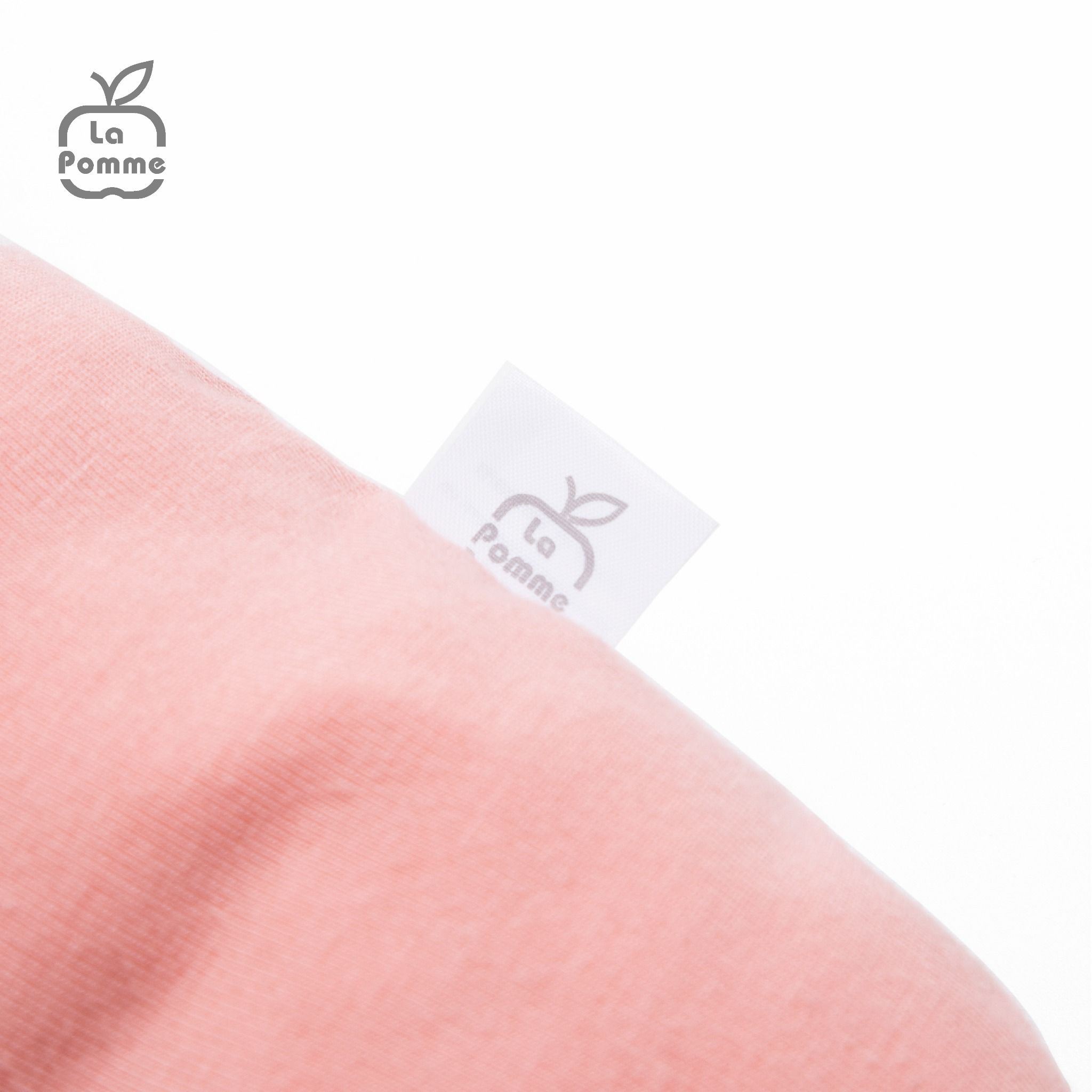 Gối sơ sinh nhân đôi vỏ gối La Pomme Dreamy - Hồng