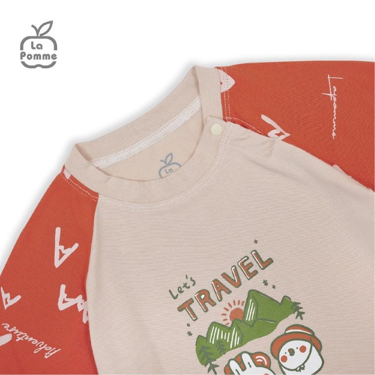 Bộ cộc tay La Pomme chuyến dã ngoại mùa hè - Xanh