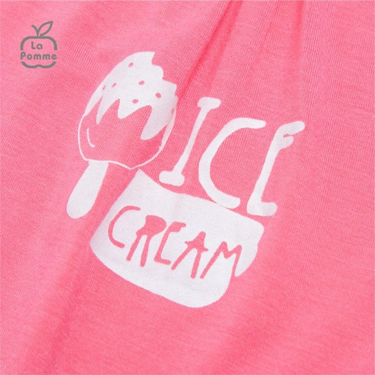 Bộ cộc tay La Pomme Baby Ice cream - Vàng