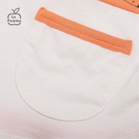Bộ cộc tay La Pomme Summer Fruits - Cam