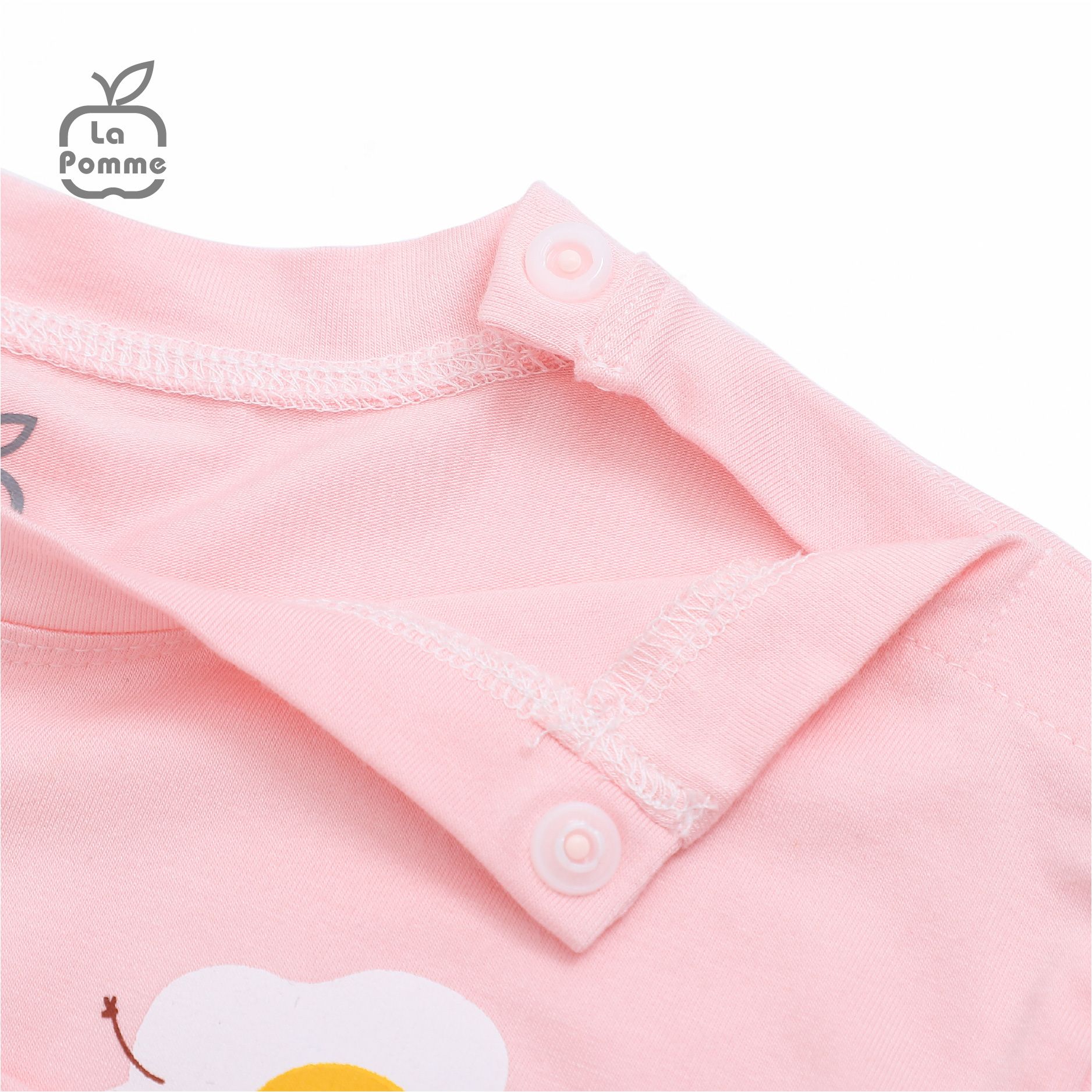 Bộ dài tay La Pomme Smiling Egg - Xanh