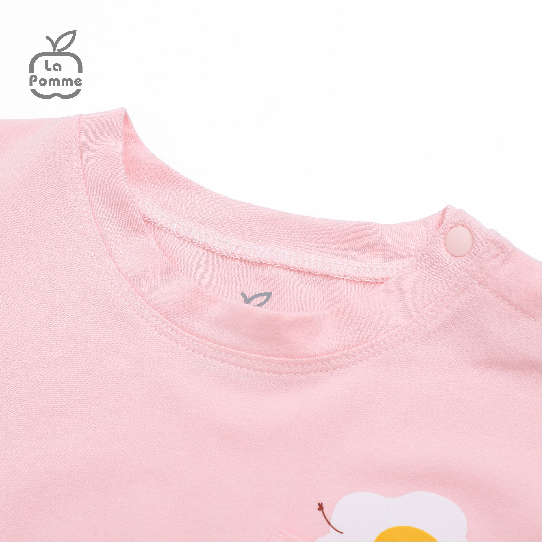 Bộ dài tay La Pomme Smiling Egg - Xanh