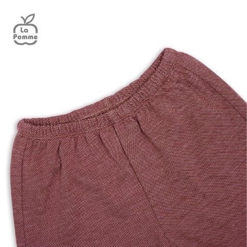 Bộ cộc tay La Pomme mèo Lật mở ú oà - Đỏ