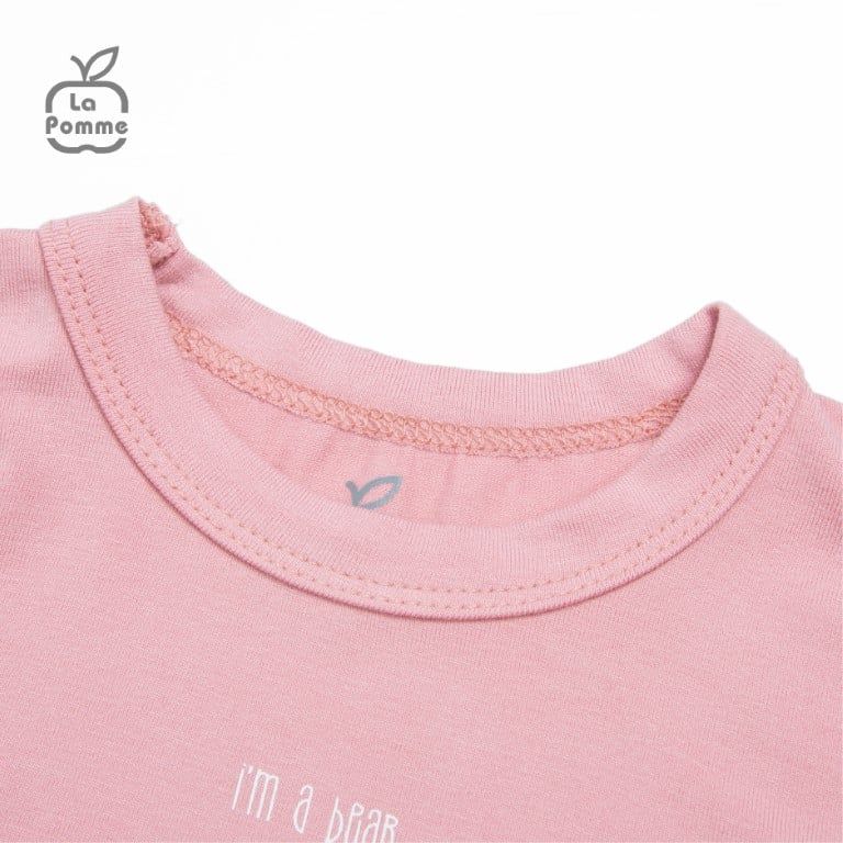 Bộ cộc tay La Pomme Teddy Bear - Đỏ