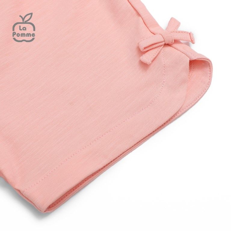 Bộ cộc tay La Pomme Baby Girl - Hồng