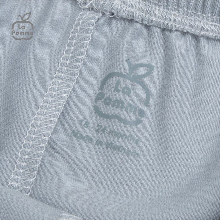 Bộ dài tay La Pomme gấu nhỏ ú oà - Đỏ đất
